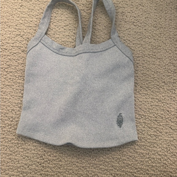free people movement Tops - FP Movement by Free People Light Gray Tank Top